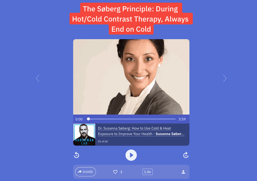 The Health Benefits of Deliberate Cold and Heat Exposure with Dr. Susanna Søberg and Andrew Huberman