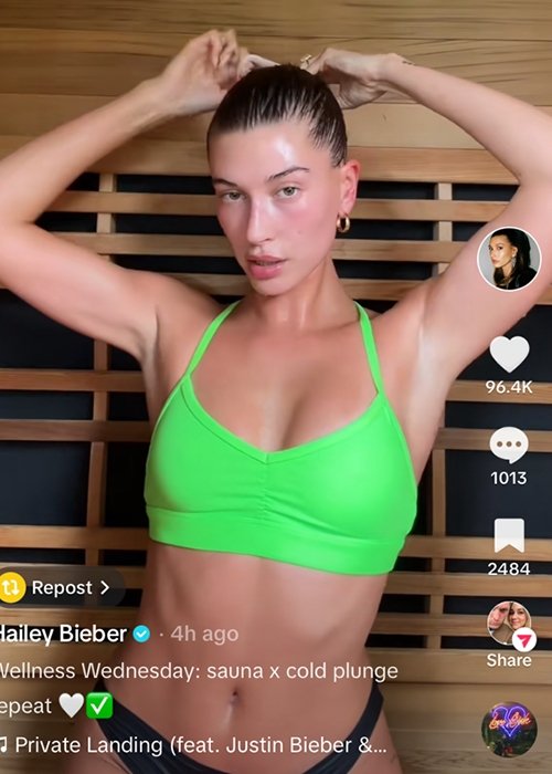 10 Reasons Why Hailey Bieber Uses An Infrared Sauna Followed By Cold Plunge In What's Known As Contrast Therapy
