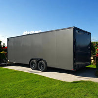 20ft Enclosed Trailer Custom, 8.5 x 20 Ultimate Auto, ATV, and Toy Hauler – Premium Build Utility, Landscape, or Race Trailer