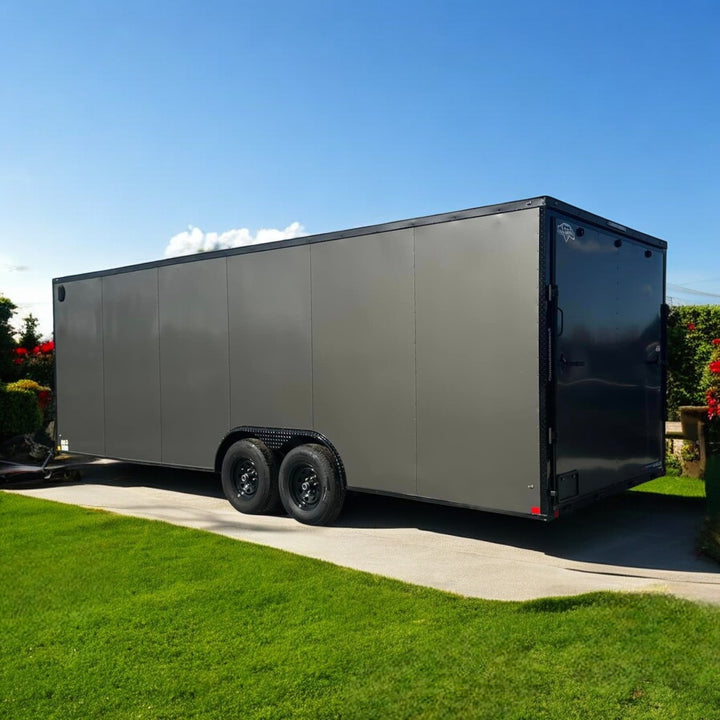 20ft Enclosed Trailer Custom, 8.5 x 20 Ultimate Auto, ATV, and Toy Hauler – Premium Build Utility, Landscape, or Race Trailer