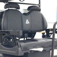 Matte Black Extended Range 206ah 6 Seater Golf Cart with LED Lights
