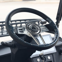 4 Forward Facing Golf Cart Street Legal Extended Range 206ah 48v Lithium Electric LSV with LED Lights