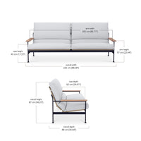 Alpha 3 Seater Outdoor Sofa