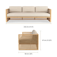 Dotta 3 Seater Outdoor Sofa