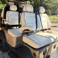 Matte Copper 72v 6 Seater Golf Cart with LED Lights