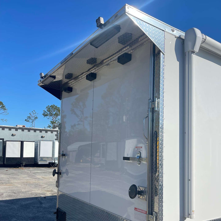 34ft Custom Enclosed Trailer, 8.5 x 34 Ultimate Auto, ATV, and Toy Hauler – Premium Build Cargo, Landscape, or Race Trailer