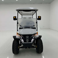 White Matte 6 Seater Golf Cart 72v Lithium