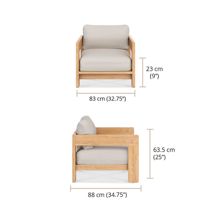Rae Single Seater Outdoor Sofa