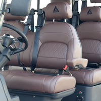 6 Seater Golf Cart Street Legal Extended Range 206AH Lithium Electric LSV with LED Lights