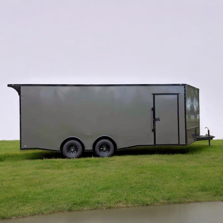 20ft Enclosed Trailer Custom, 8.5 x 20 Ultimate Auto, ATV, and Toy Hauler – Premium Build Utility, Landscape, or Race Trailer