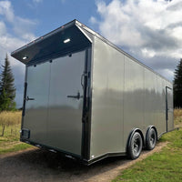 20ft Enclosed Trailer Custom, 8.5 x 20 Ultimate Auto, ATV, and Toy Hauler – Premium Build Utility, Landscape, or Race Trailer