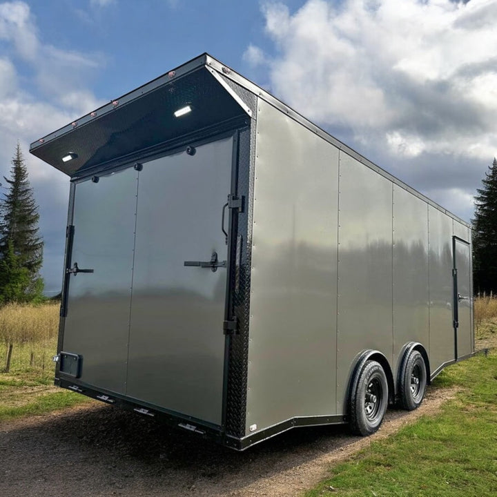 20ft Enclosed Trailer Custom, 8.5 x 20 Ultimate Auto, ATV, and Toy Hauler – Premium Build Utility, Landscape, or Race Trailer