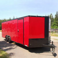 20ft Enclosed Trailer Custom, 8.5 x 20 Ultimate Auto, ATV, and Toy Hauler – Premium Build Utility, Landscape, or Race Trailer