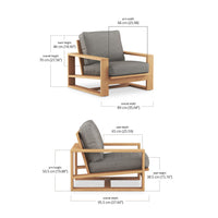 Trent Single Seater Outdoor Sofa