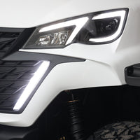 6 Seater Golf Cart Street Legal Extended Range 206AH Lithium Electric LSV with LED Lights