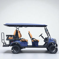6 Seater Golf Cart Street Legal Extended Range 206AH Lithium Electric LSV with LED Lights