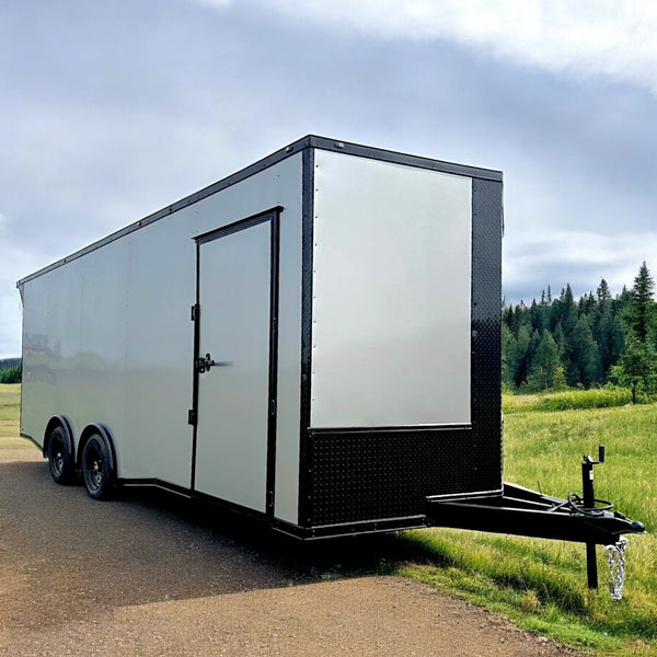 20ft Enclosed Trailer Custom, 8.5 x 20 Ultimate Auto, ATV, and Toy Hauler – Premium Build Utility, Landscape, or Race Trailer