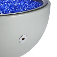 HPC Fire Aluminum Fire Bowl 35in. Gas With Electronic Ignition Powder Coated 120 VAC