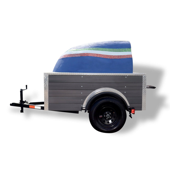 Californo Carrello Stucco Pizza Oven Trailer
