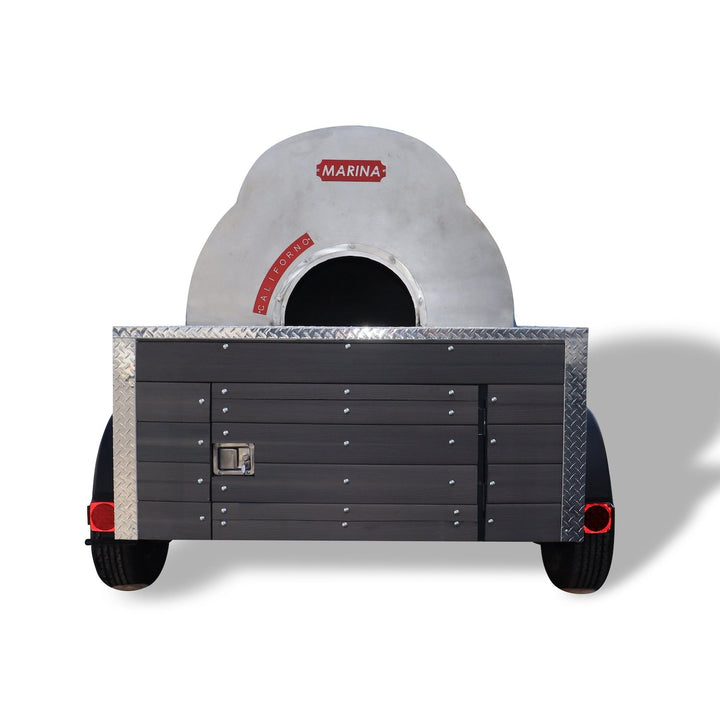 Californo Carrello Stucco Pizza Oven Trailer