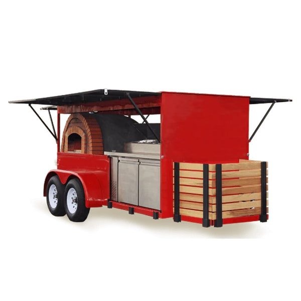 Californo 15' Work Around Open Pizza Oven Trailer