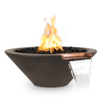 The Outdoor Plus 24" Cazo GFRC Fire & Water Bowl - Match Lit 24"