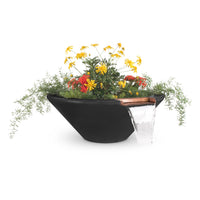 The Outdoor Plus 36" Cazo GFRC Planter And Water Bowl
