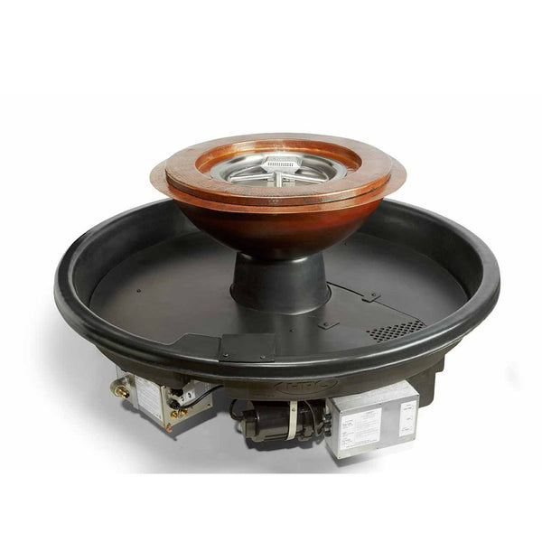 HPC Evolution 360 Fire And Water Bowl Hammered Copper - Electronic Ignition