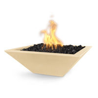 The Outdoor Plus 24" Maya GFRC Fire Bowl - Match Lit 24"