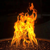 HPC Fire Torpedo Gas Fire Pit Burner Rectangle Insert Kit H-Burner 120 VAC Bluetooth