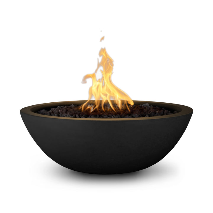 The Outdoor Plus 27" Sedona GFRC Fire Bowl - Match Lit