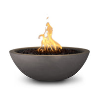 The Outdoor Plus 27" Sedona GFRC Fire Bowl - Match Lit