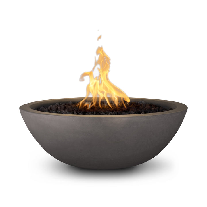 The Outdoor Plus 27" Sedona GFRC Fire Bowl - Match Lit