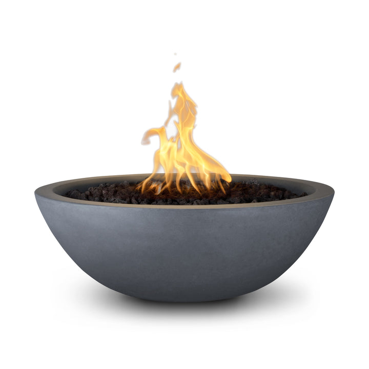 The Outdoor Plus 27" Sedona GFRC Fire Bowl - Match Lit