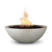 The Outdoor Plus 27" Sedona GFRC Fire Bowl - Match Lit