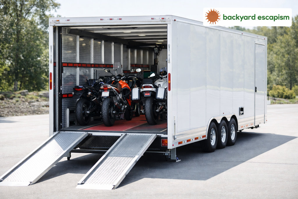 Smart Motorcycle Trailer Storage Ideas for Safe Transport