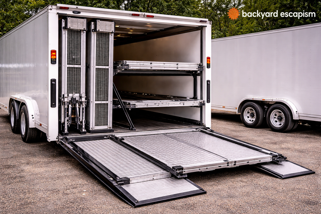 Trailer Ramp Storage Solutions: Best Space-Saving and Safe Systems