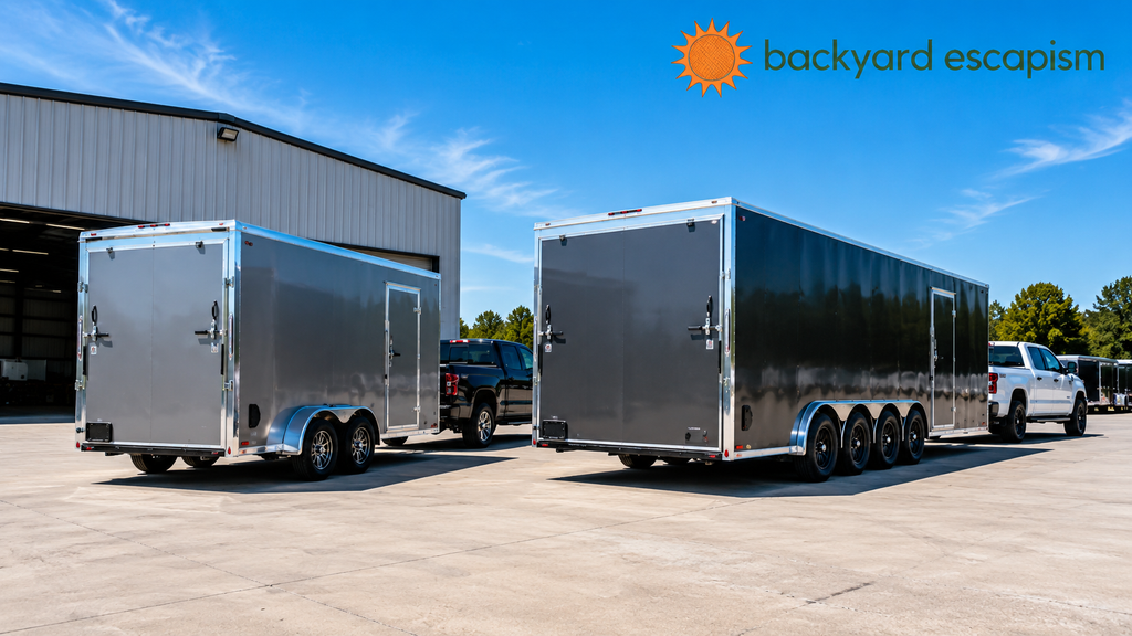 Tandem vs Triple Axle Enclosed Trailer for Sale