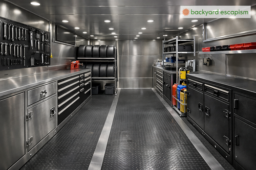 How to Design a Race Trailer Pit Area
