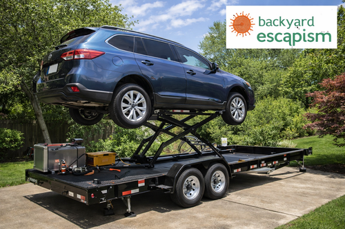 How to Design Car Lift Trailer Setup