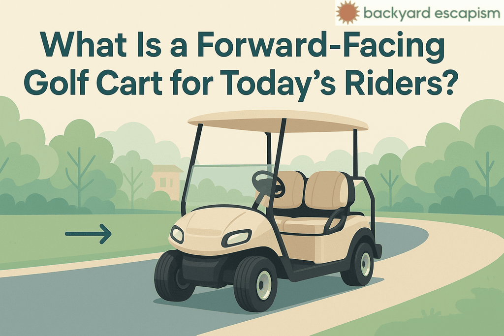 What Is a Forward Facing Golf Cart for Today’s Riders?