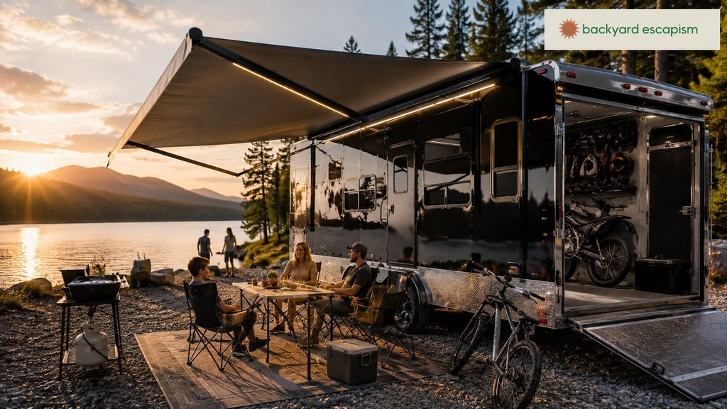 Is an Awning System Worth Adding to a Toy Hauler Trailer