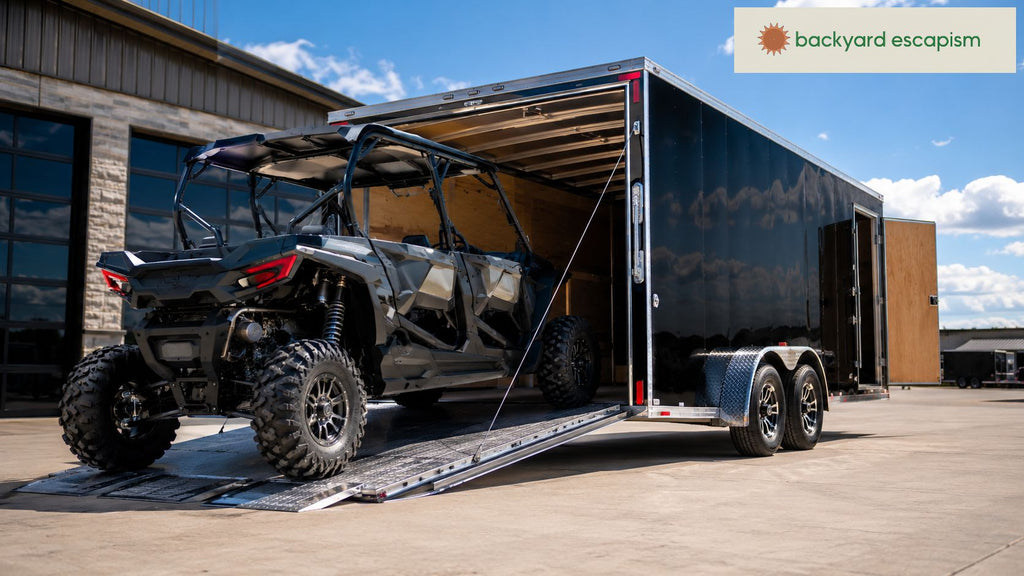 How Do Custom Ramp Door Options Improve an Enclosed Trailer