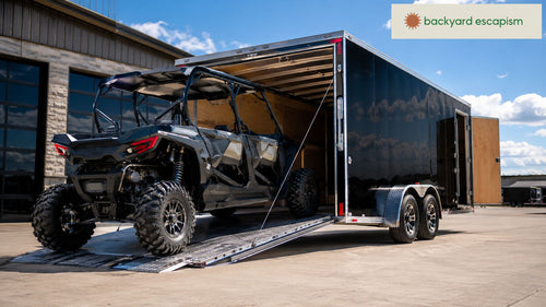 How Do Custom Ramp Door Options Improve an Enclosed Trailer