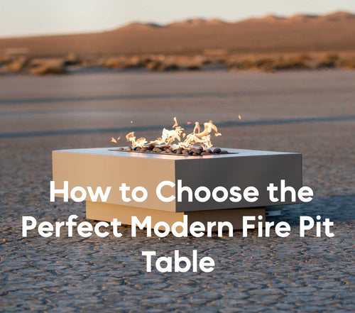 Sleek and Stylish: How to Choose the Best Modern Outdoor Fire Pit Table for Your Patio