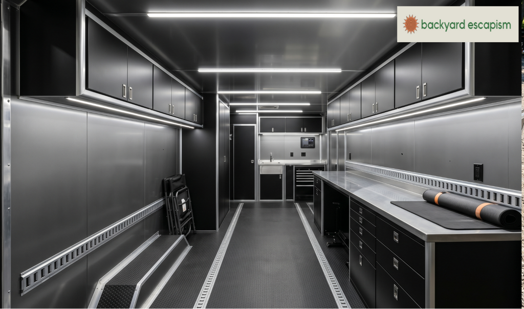 Deluxe Enclosed Trailer Interior Ideas for Better Comfort