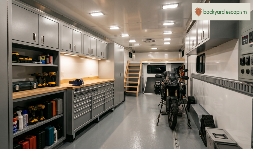 Deluxe Interior Finishing for Custom Enclosed Trailers