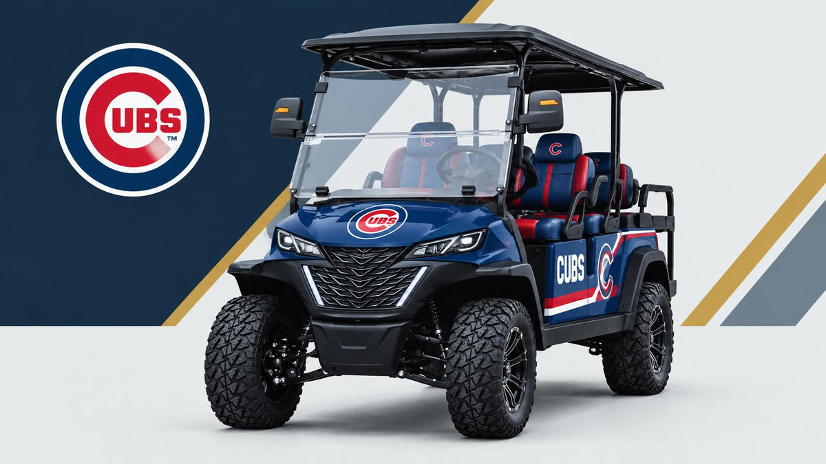 Chicago Cubs Golf Cart – Backyard Escapism, Inc