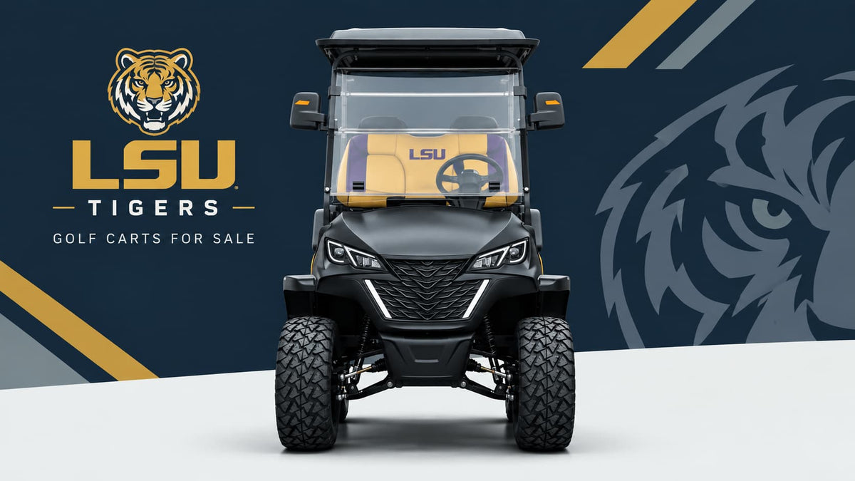 LSU Tigers Golf Carts For Sale – Backyard Escapism, Inc