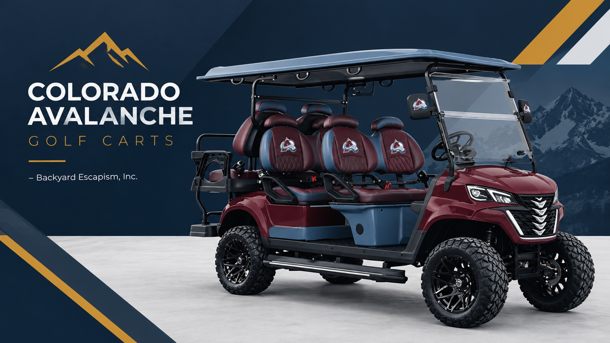 Colorado Avalanche Golf Carts – Backyard Escapism, Inc